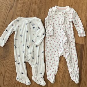 Baby girl sleeper bundle (organic)